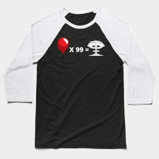 99 Red Balloons Baseball T-Shirt